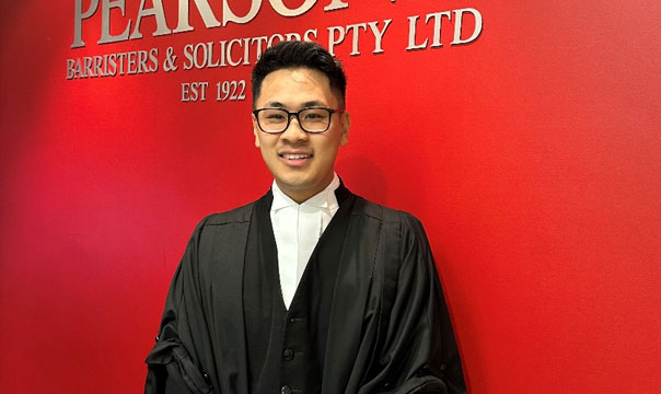 Solicitor, Kenny Tran Admits Friend to Practice